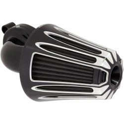 PartzBiz HD AN81-014 - Arlen Ness Black Deep Cut Monster Sucker เครื่องฟอกอากาศ Harley Sportster XL 91-17 | 81-014 PartzBiz HD AN81-014 - Arlen Ness Black Deep Cut Monster Sucker เครื่องฟอกอากาศ Harley Sportster XL 91-17 | 81-014