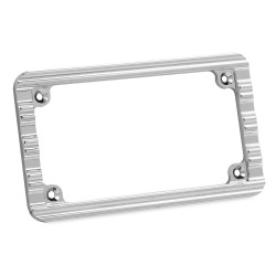 PartzBiz HD AN12-135 - กรอบป้ายทะเบียน Arlen Ness Chrome 10-Gauge Ness 4x7 สำหรับ Harley & Metric | 12-135 PartzBiz HD AN12-135 - กรอบป้ายทะเบียน Arlen Ness Chrome 10-Gauge Ness 4x7 สำหรับ Harley & Metric | 12-135
