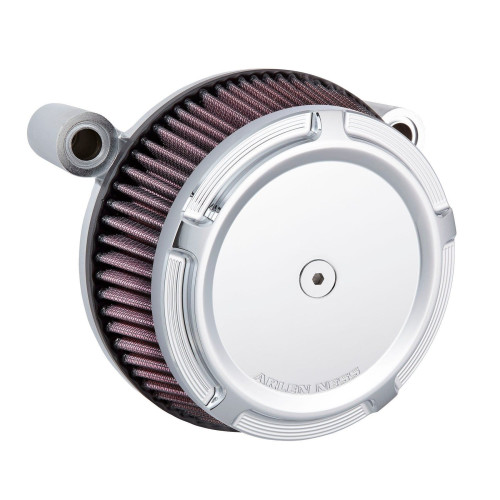 PartzBiz HD: 4423718-Arlen Ness Chrome Big Sucker Stage I Air Cleaner w/ Beveled Cover 99-17 Twin Cam | 50-846 PartzBiz HD: 4423718-Arlen Ness Chrome Big Sucker Stage I Air Cleaner w/ Beveled Cover 99-17 Twin Cam | 50-846