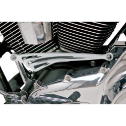 PartzBiz HD AN19-912 - Arlen Ness Chrome Deep Cut Flat Shift Linkage for Harley Touring FLH/T 84-15 | 19-912 PartzBiz HD AN19-912 - Arlen Ness Chrome Deep Cut Flat Shift Linkage for Harley Touring FLH/T 84-15 | 19-912
