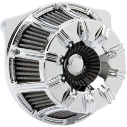 PartzBiz HD AN18-940 - Arlen Ness Chrome Inverted Series 10-Gauge Stage 1 Air Cleaner Harley FLH 08-15 | 18-940 PartzBiz HD AN18-940 - Arlen Ness Chrome Inverted Series 10-Gauge Stage 1 Air Cleaner Harley FLH 08-15 | 18-940