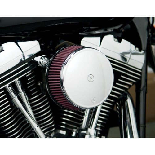PartzBiz HD: 4423665-Arlen Ness Chrome Stage 1 Big Sucker Air Filter w/ Chrome Cover Harley 08-16 | 18-320 PartzBiz HD: 4423665-Arlen Ness Chrome Stage 1 Big Sucker Air Filter w/ Chrome Cover Harley 08-16 | 18-320