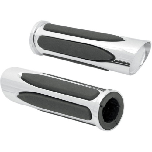 PartzBiz HD: 4423612-Arlen Ness ปลอกแฮนด์ Deep Cut Chrome Comfort M-1052 Honda Kawasaki Yamaha | เอ็ม-1052