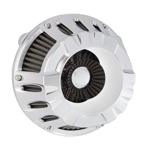 PartzBiz HD: 4423556-Arlen Ness Inverted Deep Cut Chrome Stage 1 Air Cleaner Harley FLH FLH FLT 08-15 | 18-926 PartzBiz HD: 4423556-Arlen Ness Inverted Deep Cut Chrome Stage 1 Air Cleaner Harley FLH FLH FLT 08-15 | 18-926
