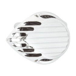 PartzBiz HD ANRC-600-007 - Arlen Ness Rough Crafts Chrome Finned เครื่องฟอกอากาศ Harley Sportster XL 91-Up