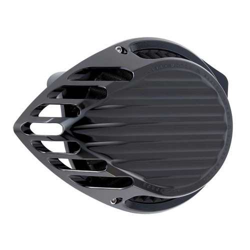 PartzBiz HD: 4423440-Arlen Ness Rough Crafts Black Finned Air Cleaner Harley Sportster XL 91-Up PartzBiz HD: 4423440-Arlen Ness Rough Crafts Black Finned Air Cleaner Harley Sportster XL 91-Up