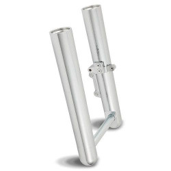 PartzBiz HD AN06-522 - Arlen Ness Hot Fork ขาล่าง Sliders Single Side Smooth Chrome Harley 00-07 FL | 06-522