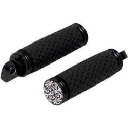 PartzBiz HD AN06-156 - Arlen Ness Soft Touch Billet สลักพักเท้าสีดำสำหรับ Harley | AN06-156 PartzBiz HD AN06-156 - Arlen Ness Soft Touch Billet สลักพักเท้าสีดำสำหรับ Harley | AN06-156