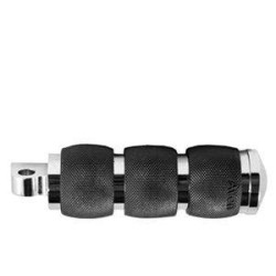 PartzBiz HD AG-FP-AIR-90-CH - Avon Air Cushion Chrome Folding Male Mount Foot Pegs