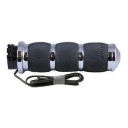 PartzBiz HD AG-AIR-90-HT - Avon Air Cushioned Chrome Heated Hand Grips for Harley Cable Models | AIR-90-HT PartzBiz HD AG-AIR-90-HT - Avon Air Cushioned Chrome Heated Hand Grips for Harley Cable Models | AIR-90-HT