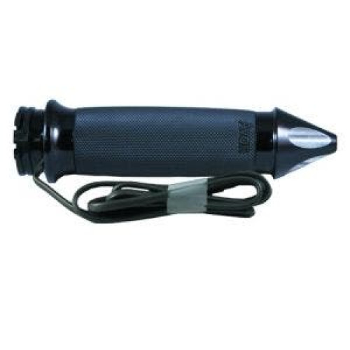 PartzBiz HD: 4423332-Avon Custom Contour Black Anodized Spike Heated Grips Harley Throttle By Wire | CC-86-AN-S-F-HT PartzBiz HD: 4423332-Avon Custom Contour Black Anodized Spike Heated Grips Harley Throttle By Wire | CC-86-AN-S-F-HT