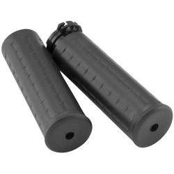PartzBiz HD AG-WAF-87 - Avon Grips Black Waffle Grips for Harley Cable Throttle | WAF-87 PartzBiz HD AG-WAF-87 - Avon Grips Black Waffle Grips for Harley Cable Throttle | WAF-87