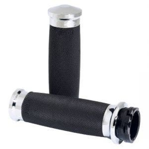 PartzBiz HD: 4423283-Avon Grips Custom Contour Chrome Hand Grips for Harley Cable | CC-85-CH PartzBiz HD: 4423283-Avon Grips Custom Contour Chrome Hand Grips for Harley Cable | CC-85-CH