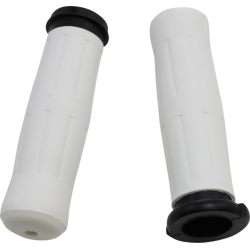 PartzBiz HD AG-OLD-69-WHITE-FL - Avon Grips White Old School 1" Rubber Grips OLD-69-WHITE-FL Harley TBW PartzBiz HD AG-OLD-69-WHITE-FL - Avon Grips White Old School 1" Rubber Grips OLD-69-WHITE-FL Harley TBW