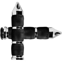 PartzBiz HD AG-IN-TO-AIR-90C-S - Avon IN-TO-AIR-90C-S Velvet Air Cushion Chrome Spike Hand Grips Indian 18-20 | IN-TO-AIR-90C-S PartzBiz HD AG-IN-TO-AIR-90C-S - Avon IN-TO-AIR-90C-S Velvet Air Cushion Chrome Spike Hand Grips Indian 18-20 | IN-TO-AIR-90C-S
