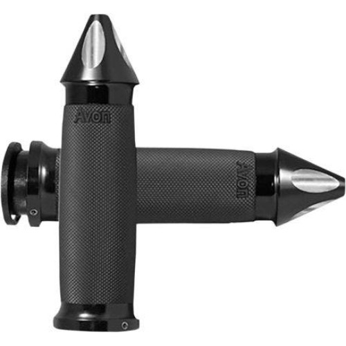 PartzBiz HD: 4423267-Avon IN-TO-CC-86-ASP	Black Spike Custom Contour Billet Grips Indian 18-20 | IN-TO-CC-86-ASP	
