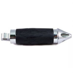 PartzBiz HD AG-FP-TRIB-92-CH - Avon Tribal Chrome Folding Male Mount Foot Pegs