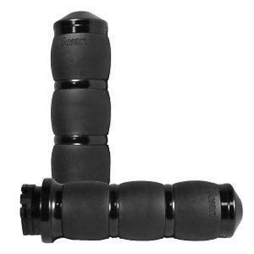 PartzBiz HD: 4423175-Avon Grips Velvet Air Cushion Black Anodized Hand Grips Harley Touring TBW | AIR-96-FLY PartzBiz HD: 4423175-Avon Grips Velvet Air Cushion Black Anodized Hand Grips Harley Touring TBW | AIR-96-FLY