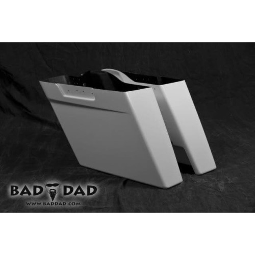PartzBiz HD: 4423116-Bad Dad 4.5" Stretched Hand Laid Saddlebags for Harley Touring Models PartzBiz HD: 4423116-Bad Dad 4.5" Stretched Hand Laid Saddlebags for Harley Touring Models