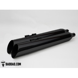 PartzBiz HD BAD-81124-1 - Bad Dad 81124-1 Black Competition Series Dual 4 ” Slip On Pipes Harley FL 95-16 ระบบเชื้อเพลิงเต็ม ฟอกไอเสีย กรองอากาศ จูนเนอร์ Performance best fou PartzBiz HD BAD-81124-1 - Bad Dad 81124-1 Black Competition Series Dual 4 ” Slip On Pipes Harley FL 95-16 ระบบเชื้อเพลิงเต็ม ฟอกไอเสีย กรองอากาศ จูนเนอร์ Performance best fou