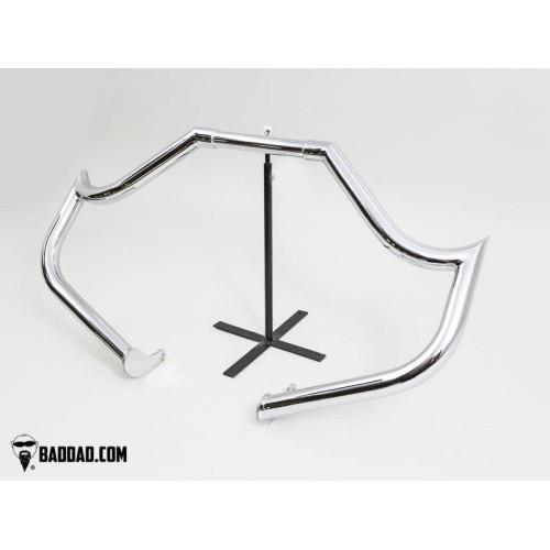 PartzBiz HD: 4423080-Bad Dad 975 Chrome Engine Crash Guard Bar Harley Road Glide FLTR 09-13