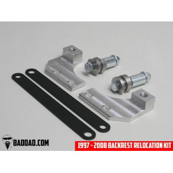 PartzBiz HD BAD-80807 - Harley Davidson Parts | Eastern Performance Cycles | Bad Dad Backrest Relocation Bracket 80807 PartzBiz HD BAD-80807 - Harley Davidson Parts | Eastern Performance Cycles | Bad Dad Backrest Relocation Bracket 80807