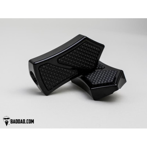 PartzBiz HD: 4423052-Bad Dad Black 900 Series Rear Passenger Pegs FL Touring Softail 97-19 81016-1 custom bagger Street Glides; Electra Glides and Ultras road king tri PartzBiz HD: 4423052-Bad Dad Black 900 Series Rear Passenger Pegs FL Touring Softail 97-19 81016-1 custom bagger Street Glides; Electra Glides and Ultras road king tri