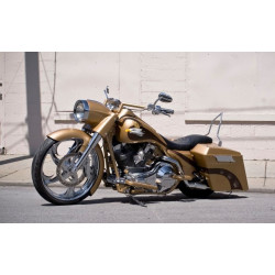 PartzBiz HD BAD-LONG-HDR-08 - Bad Dad Long Strokes Chrome True Dual Headers สำหรับ Harley 95-08 PartzBiz HD BAD-LONG-HDR-08 - Bad Dad Long Strokes Chrome True Dual Headers สำหรับ Harley 95-08