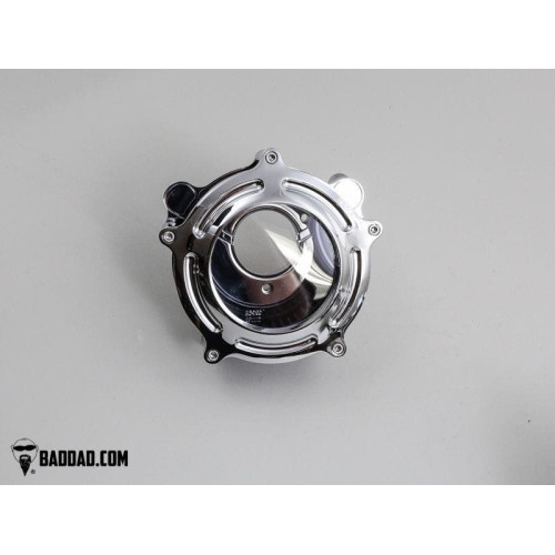 PartzBiz HD: 4423007-Bad Dad Chrome C2 Classic Series Bolt-On Air Cleaner Harley Softail 99-15 filter  81247-8