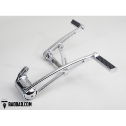 PartzBiz HD BAD-81133-2 - ชุดควบคุมการเดินหน้าของ Bad Dad Chrome พร้อมตัวเปลี่ยนนิ้วเท้า Harley Softail Touring 81133-2 bagger แบบกำหนดเอง Street Glides; Electra Glides และ Ultras Road King Tri Fat Boy Fat Bob Slim Wide Glideแคบ Heritage Low Rider Cross Bone Breakout Night Train C PartzBiz HD BAD-81133-2 - ชุดควบคุมการเดินหน้าของ Bad Dad Chrome พร้อมตัวเปลี่ยนนิ้วเท้า Harley Softail Touring 81133-2 bagger แบบกำหนดเอง Street Glides; Electra Glides และ Ultras Road King Tri Fat Boy Fat Bob Slim Wide Glideแคบ Heritage Low Rider Cross Bone Breakout Night Train C