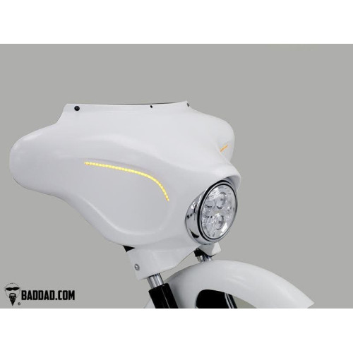 PartzBiz HD: 4422996-Bad Dad Competition Series Raked Fairing พร้อมสัญญาณฟลัช Harley FLH 97-13 81200 ระบบกันสะเทือนแบบอเมริกัน hhi hawg halters custom bagger Street Glides; Electra Glides และ Ultras road king tri PartzBiz HD: 4422996-Bad Dad Competition Series Raked Fairing พร้อมสัญญาณฟลัช Harley FLH 97-13 81200 ระบบกันสะเทือนแบบอเมริกัน hhi hawg halters custom bagger Street Glides; Electra Glides และ Ultras road king tri