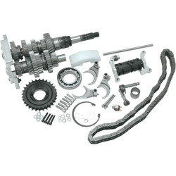 PartzBiz HD DD411PL - Baker DD411PL Direct Drive 6 SP 3.24 Gear Set Transmission Harley ST & Dyna 00-06 PartzBiz HD DD411PL - Baker DD411PL Direct Drive 6 SP 3.24 Gear Set Transmission Harley ST & Dyna 00-06