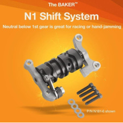PartzBiz HD BD-N181-6 - Baker Drivetrain N181-6 N1 Pattern Shift System 6-Speed Harley Big Twin 80-97 PartzBiz HD BD-N181-6 - Baker Drivetrain N181-6 N1 Pattern Shift System 6-Speed Harley Big Twin 80-97