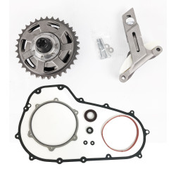 PartzBiz HD BD-730-M8; BD177-67-A-A; & PKM8 - Baker Primary Bundle Kit Compensator Sprocket Chain Adjuster Gaskets FLH/T 17-21 PartzBiz HD BD-730-M8; BD177-67-A-A; & PKM8 - Baker Primary Bundle Kit Compensator Sprocket Chain Adjuster Gaskets FLH/T 17-21