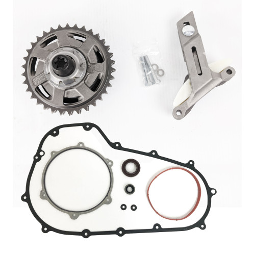 PartzBiz HD: 4422816-Baker Primary Bundle Kit Compensator Sprocket Chain Adjuster Gaskets FLH/T 17-21 PartzBiz HD: 4422816-Baker Primary Bundle Kit Compensator Sprocket Chain Adjuster Gaskets FLH/T 17-21