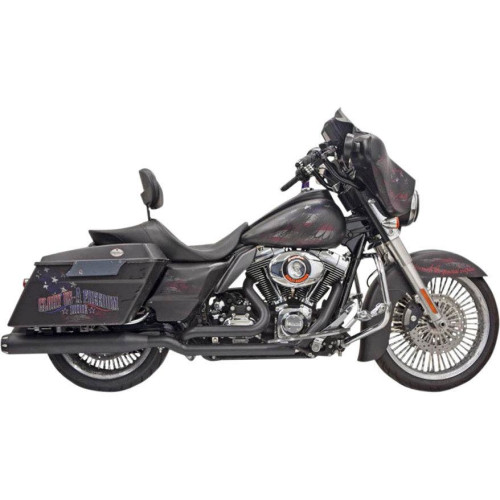 PartzBiz HD: 4422766-Bassani 11425A สีดำ True Dual Down Under Headers Headpipes Harley FLH 09-16 PartzBiz HD: 4422766-Bassani 11425A สีดำ True Dual Down Under Headers Headpipes Harley FLH 09-16