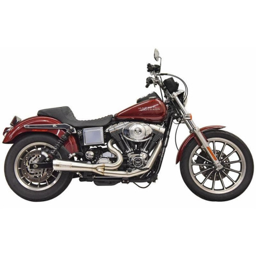 PartzBiz HD: 4422729-Bassani 1D5SS Ripper 2n1 ระบบท่อไอเสีย Stainless Steel Harley Dyna FXDL 91-05