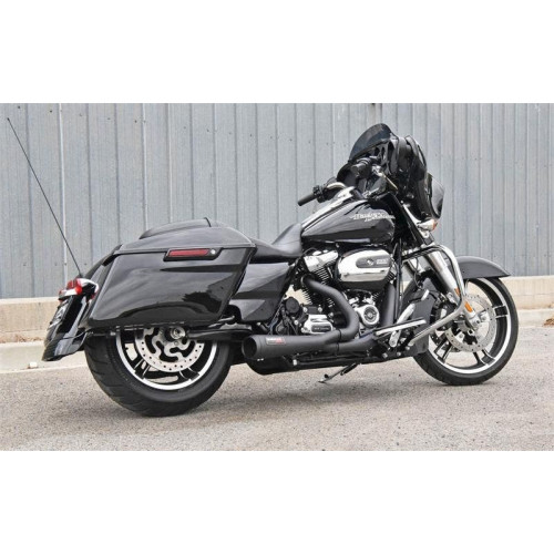 PartzBiz HD: 4422743-Bassani 1F42RB Black Short Bagger Road Rage 2-1 ท่อไอเสีย 17-Up Harley Touring M8 PartzBiz HD: 4422743-Bassani 1F42RB Black Short Bagger Road Rage 2-1 ท่อไอเสีย 17-Up Harley Touring M8
