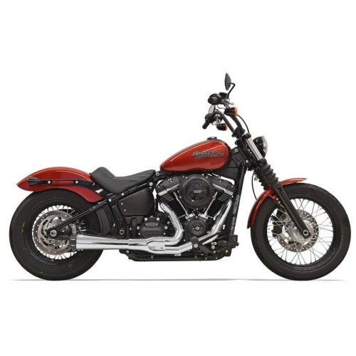 PartzBiz HD: 4422711-Bassani 1S72R Chrome Road Rage 2 Into 1 ท่อฟูล Harley 2018 Softail | 1S72R