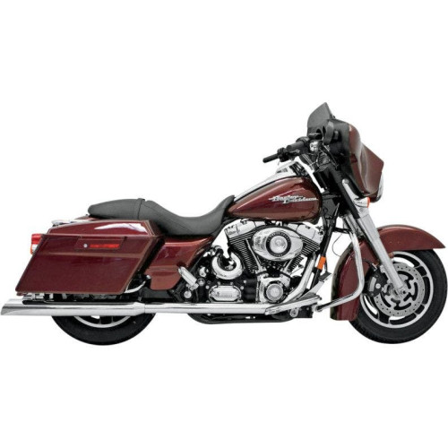 PartzBiz HD: 4422701-Bassani 3.5" Chrome Slant Cut Mufflers for Harley Touring | 11117C PartzBiz HD: 4422701-Bassani 3.5" Chrome Slant Cut Mufflers for Harley Touring | 11117C