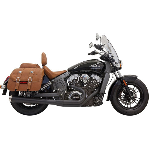 PartzBiz HD: 4422648-Bassani Black Road Rage 2-1 2Into1 ท่อไอเสียยาว Megaphone Indian Scout | 8S11JB