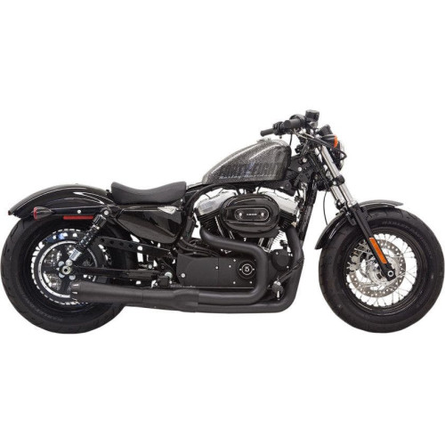PartzBiz HD: 4422654-Bassani Black Road Rage II Mega Power 2 into 1 Exhaust Harley Sportster 14-17 | 1X32RB PartzBiz HD: 4422654-Bassani Black Road Rage II Mega Power 2 into 1 Exhaust Harley Sportster 14-17 | 1X32RB