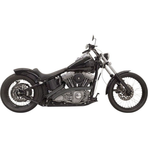 PartzBiz HD: 4422661-Bassani Black Radial Sweeper 2:2 Exhaust w/ Heat Shields Harley Softail & Dyna | 1SD1FB PartzBiz HD: 4422661-Bassani Black Radial Sweeper 2:2 Exhaust w/ Heat Shields Harley Softail & Dyna | 1SD1FB