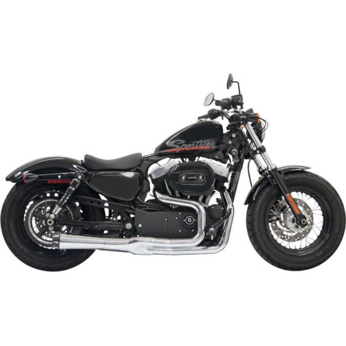 PartzBiz HD: 4422601-Bassani Chrome Road Rage II Mega Power 2 into 1 Exhaust Harley Sportster 04-13 | 1X22R PartzBiz HD: 4422601-Bassani Chrome Road Rage II Mega Power 2 into 1 Exhaust Harley Sportster 04-13 | 1X22R