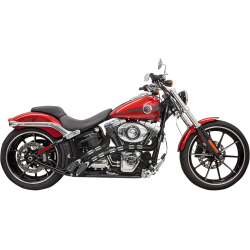 PartzBiz HD DS18001614 - Bassani Chrome Radial Sweeper 2:2 Exhaust w/ Black Shields Harley Softail & Dyna | 1SD2FB PartzBiz HD DS18001614 - Bassani Chrome Radial Sweeper 2:2 Exhaust w/ Black Shields Harley Softail & Dyna | 1SD2FB
