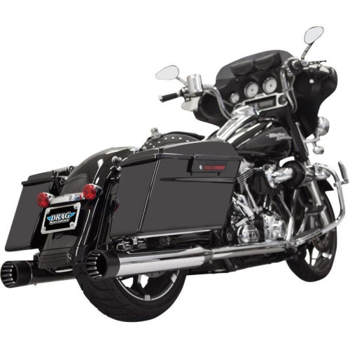 PartzBiz HD: 4422617-Bassani DNT Deep N Throaty Chrome Black Tip 4 ” Slip On Mufflers Harley Straight - 1F7DNT5 PartzBiz HD: 4422617-Bassani DNT Deep N Throaty Chrome Black Tip 4 ” Slip On Mufflers Harley Straight - 1F7DNT5