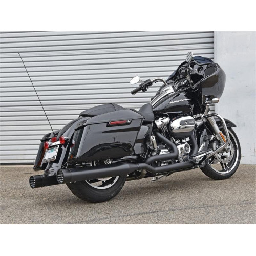 PartzBiz HD: 4422577-Bassani Xhaust Black True Dual Down Under Head Pipes Headers Harley 17 FLH 11525A PartzBiz HD: 4422577-Bassani Xhaust Black True Dual Down Under Head Pipes Headers Harley 17 FLH 11525A