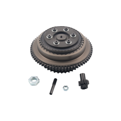 PartzBiz HD DS11300686 - Belt Drives Ball-Bearing Lockup Clutch Kit 4 Harley 90-06 Big Twin W/ Stock Clutch Basket | CDB-2-90A