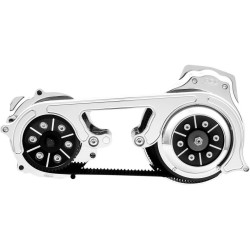 PartzBiz HD DS11200431 - Belt Drives LTD Chrome 2" Open Belt Drive M18S-B Harley M8 Softail 18-Up