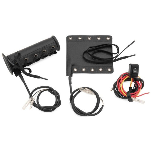 PartzBiz HD: 4422467-BikeMaster AM112012 Black Removable Heated Grips Covers Universal Fit 266281 PartzBiz HD: 4422467-BikeMaster AM112012 Black Removable Heated Grips Covers Universal Fit 266281